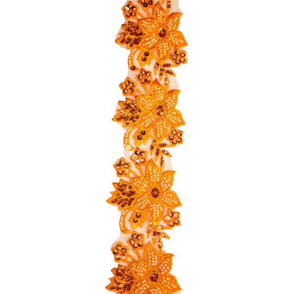 Beaded Trimming BT146 - Orange