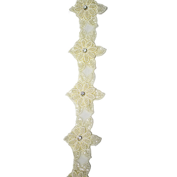 Beaded Trimming BT91 - Cream