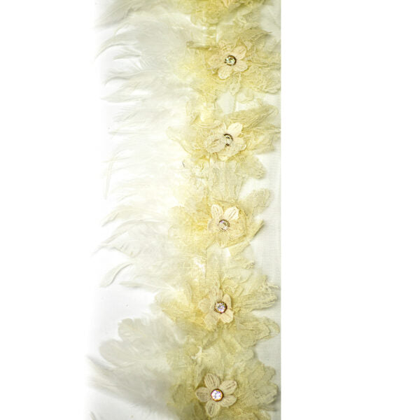 Beaded Trimming FBT3019 - Cream