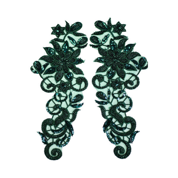 Beaded Motif BM123 - Bottle Green