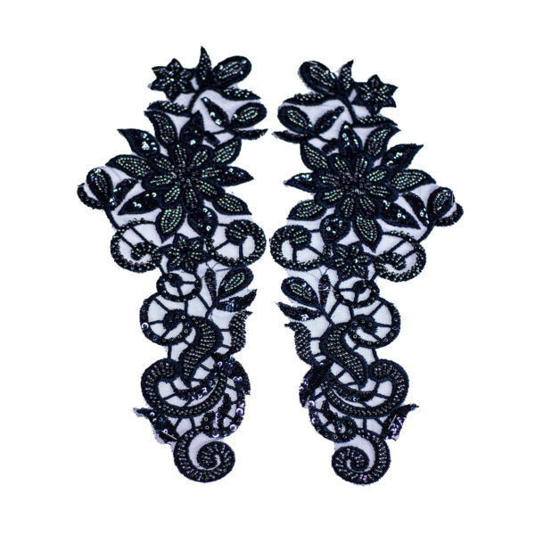 Beaded Motif BM123 - Navy