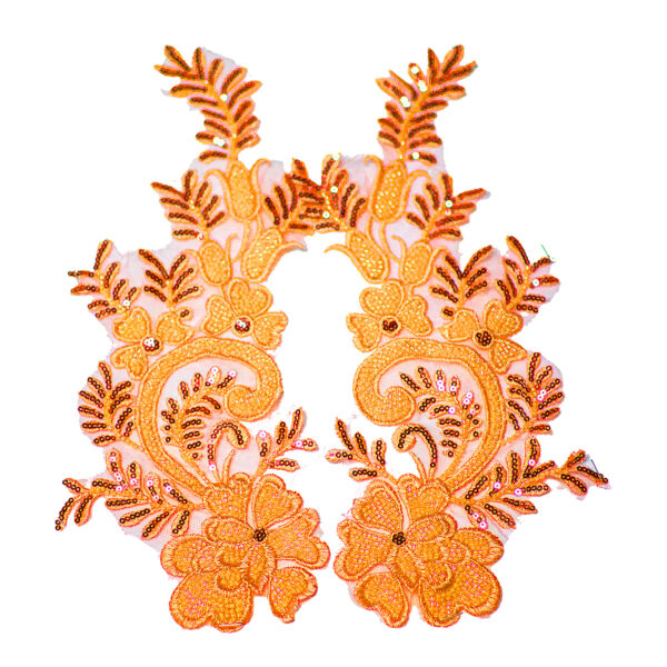 Beaded Motif BM3910 - Orange