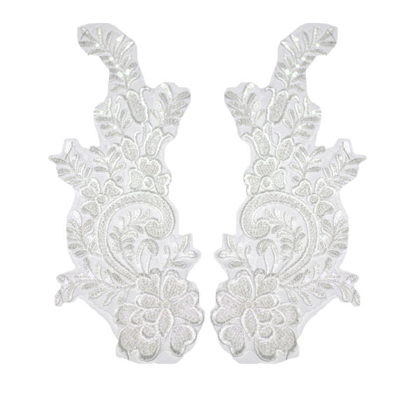 Beaded Motif BM3910 - White