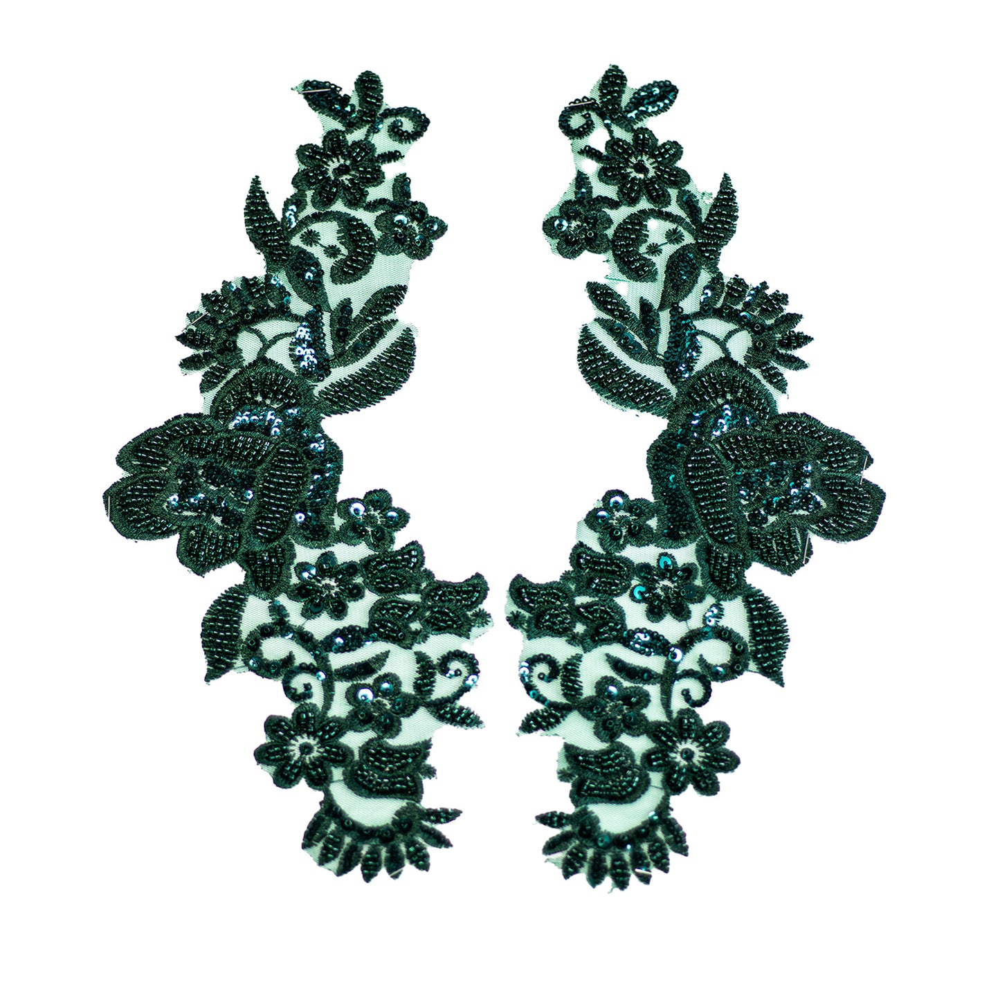 Beaded Motif BM3876 - Bottle Green