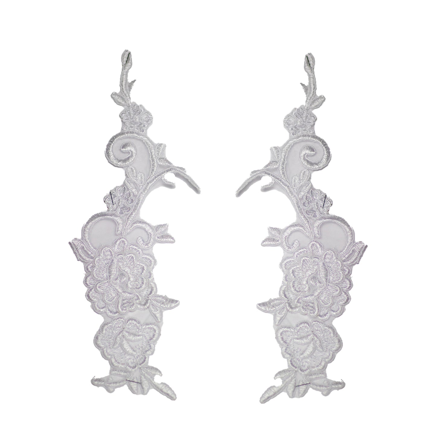 Embroided Motif EM008 - White