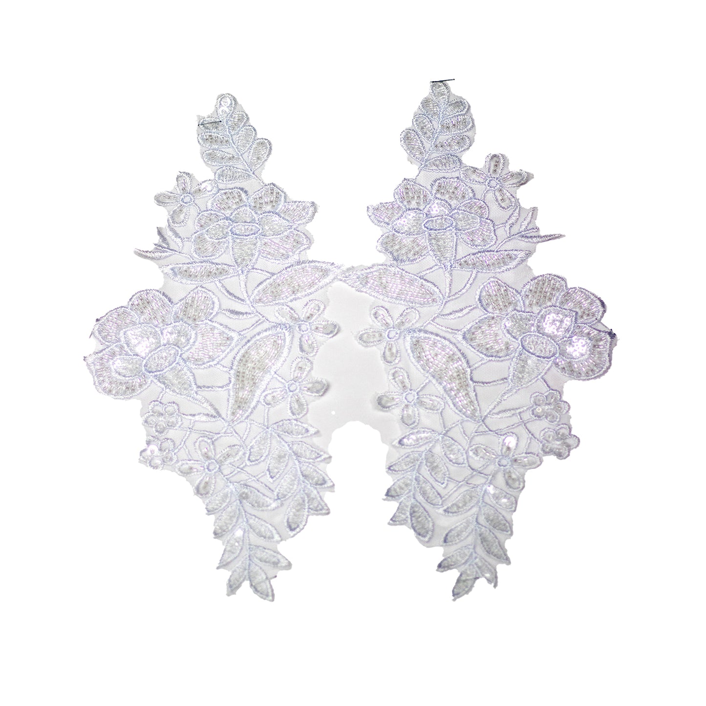 Beaded Motif BM3875 - White