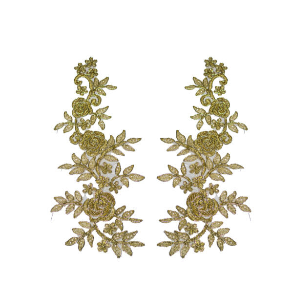 Beaded Motif BM023 - Gold