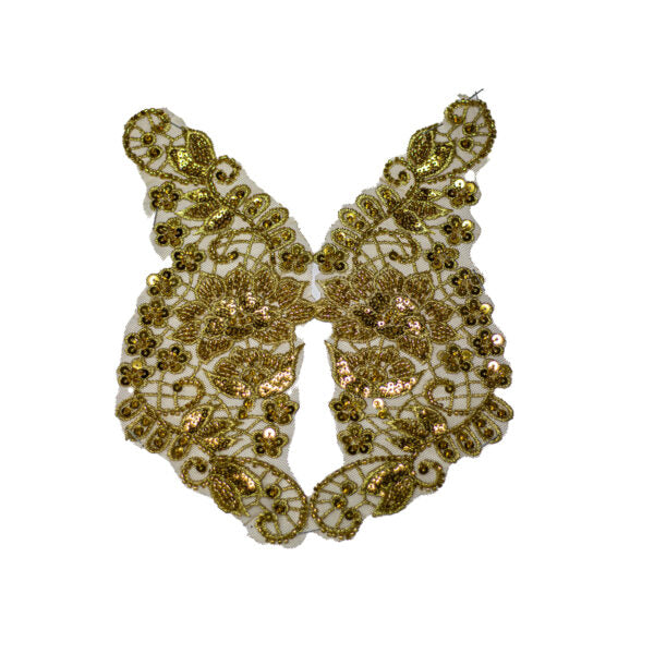 Beaded Motif BM312 - Gold