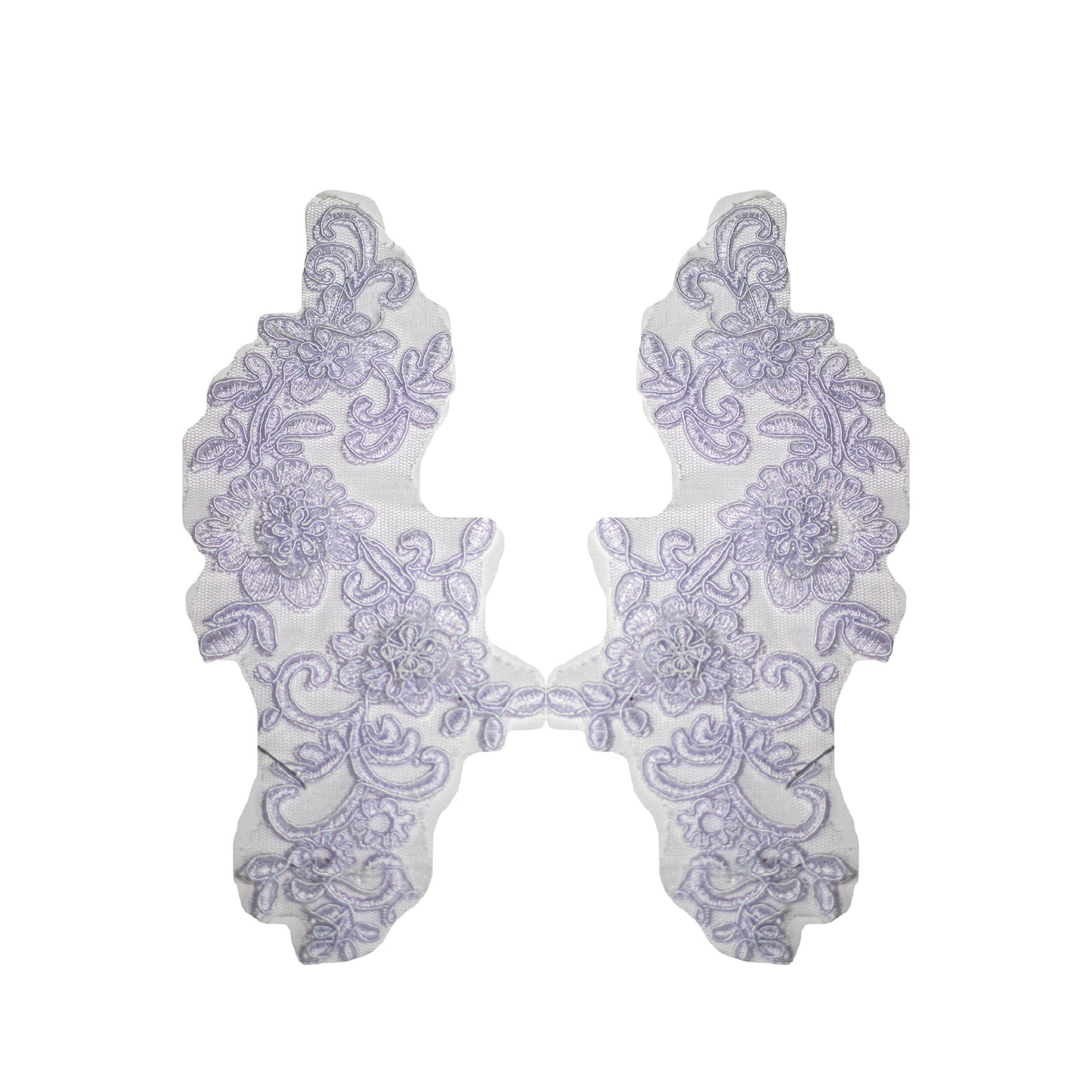 Embroided Motif EM339 - White