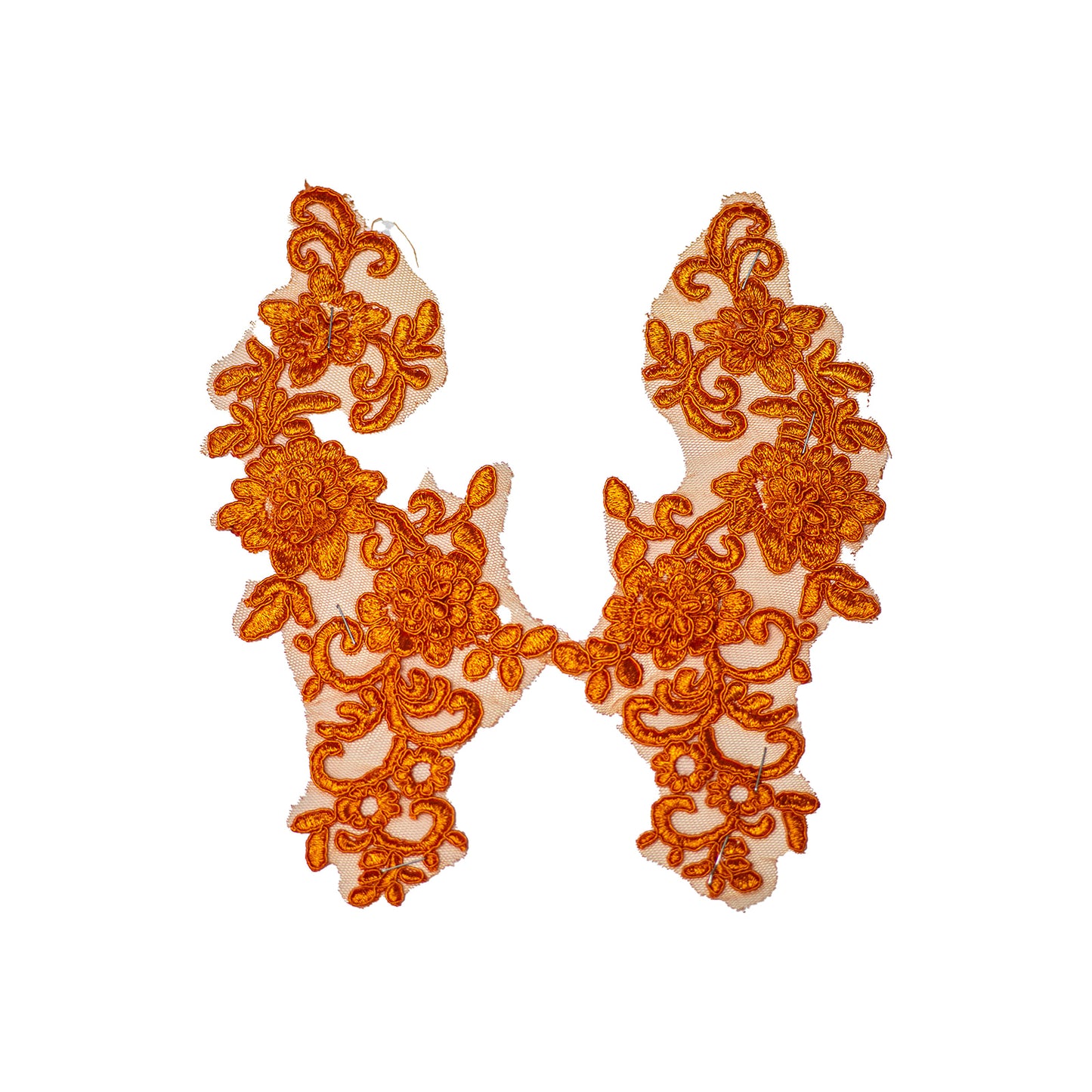 Embroided Motif EM339 - Orange