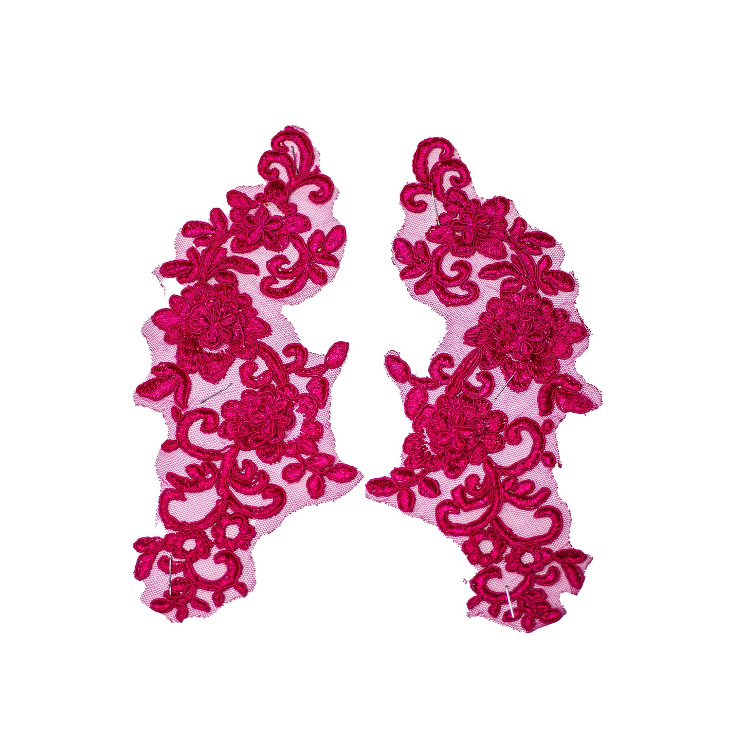 Embroided Motif EM339 - Ceres Pink