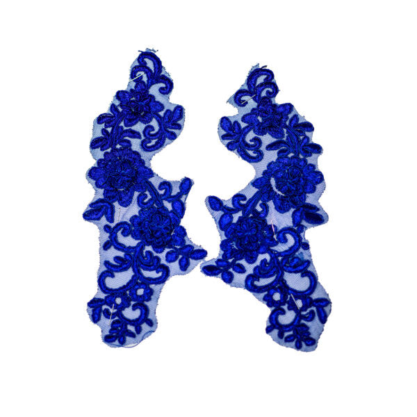 Embroided Motif EM339 - Royal Blue