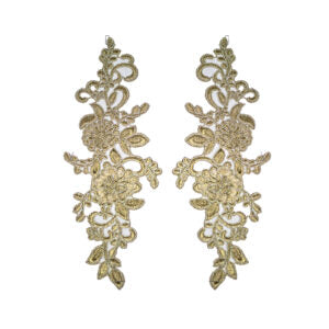 Embroided Motif EM011 - Gold
