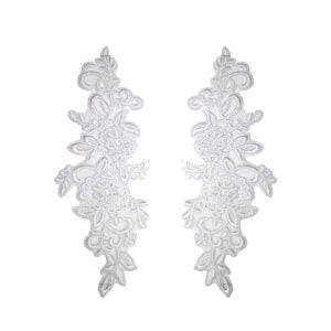 Embroided Motif EM011 - White