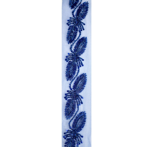 Beaded Trimming BT3182 - Royal Blue