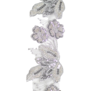 Beaded Trimmings BT140 - Silver Grey