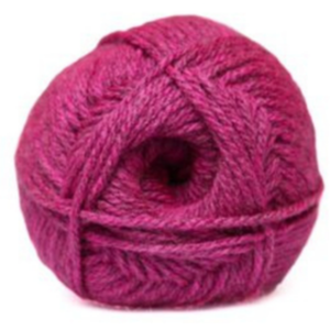 Charity Double Knit Wool 100g Ball Raspberry 742