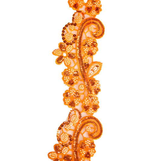 Beaded trimmimg BT 137 - Orange
