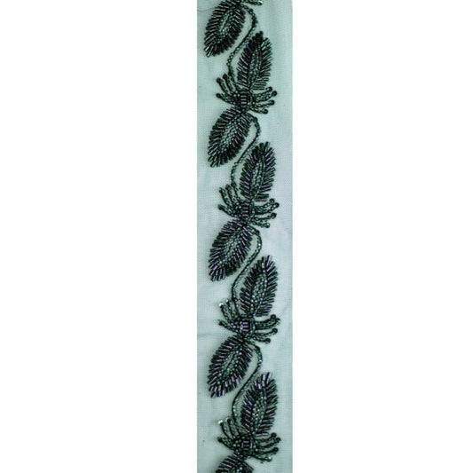 Beaded Trimming BT3182 - Bottle Green