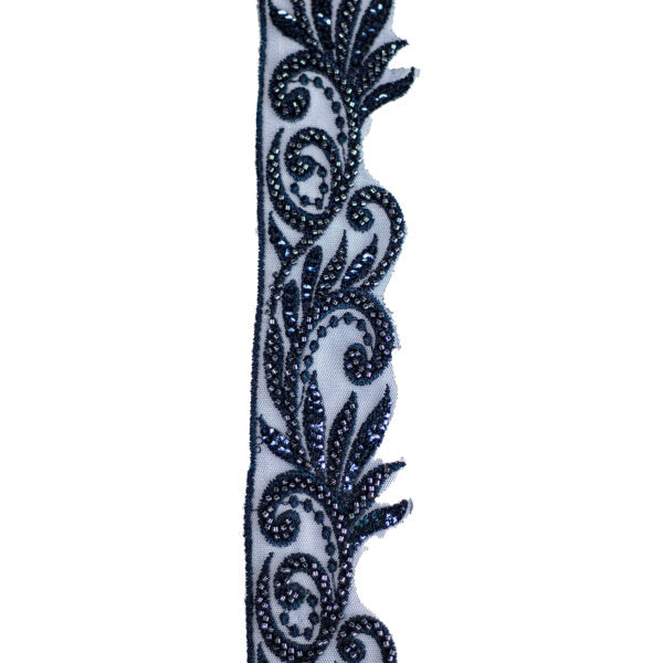 Beaded Trimming BT117 - Navy