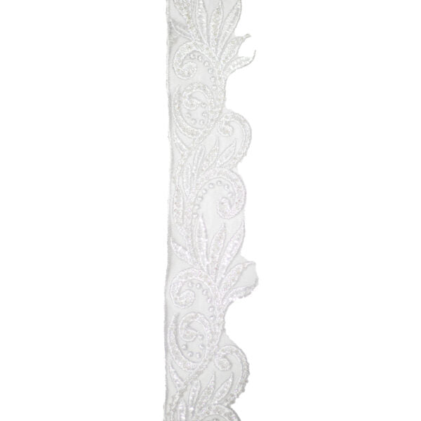Beaded Trimming BT117 - White