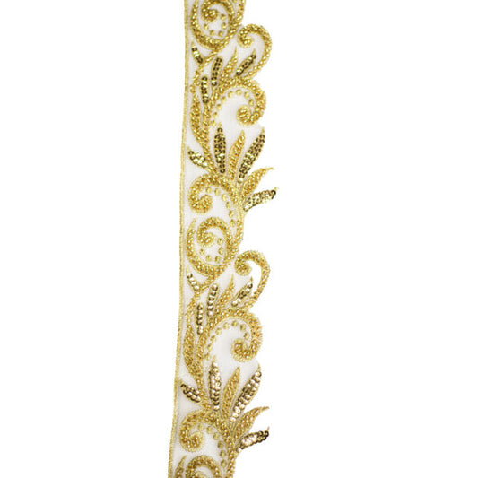 Beaded Trimming BT117 - Gold