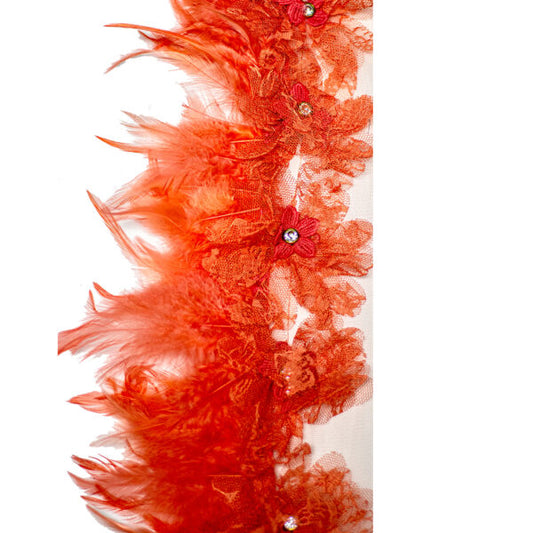 Beaded Trimming FBT3019 - Orange