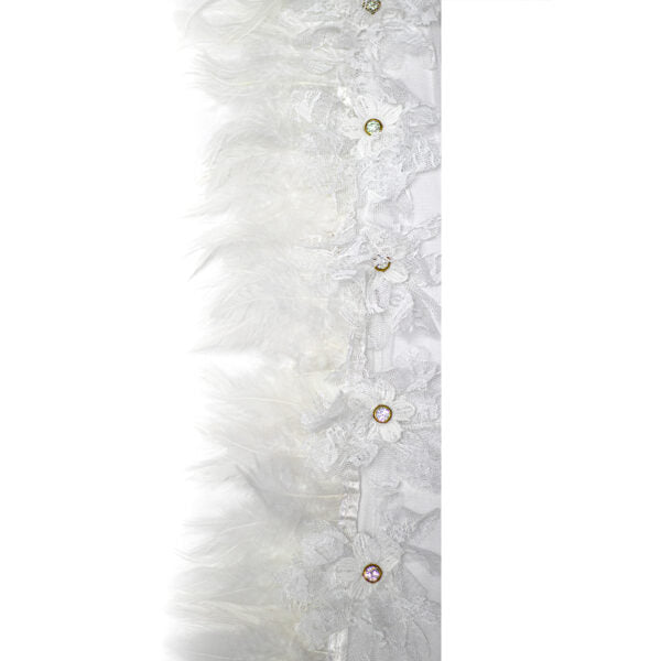 Beaded Trimming FBT3019 - White