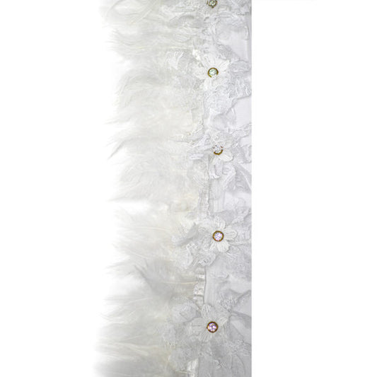 Beaded Trimming FBT3019 - White