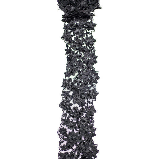 Beaded Trimming BT3144 - Black