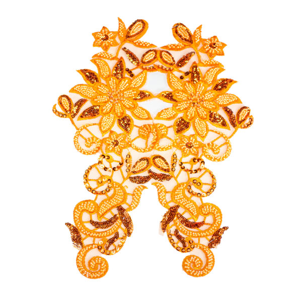 Beaded Motif BM123 - Orange