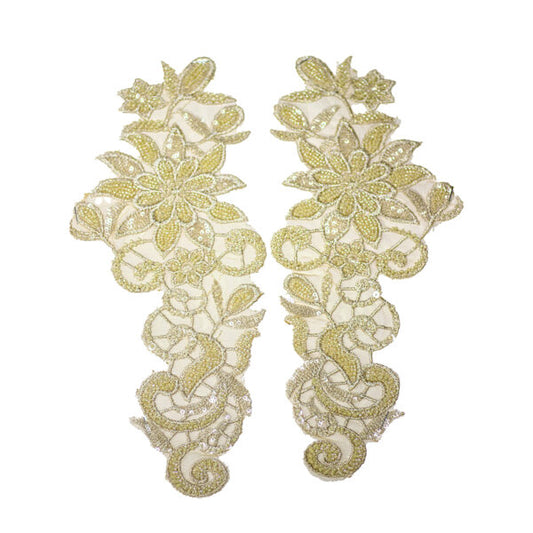 Beaded Motif BM123 - Gold