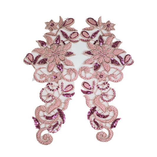 Beaded Motif BM123 - Dusty Pink