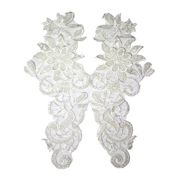 Beaded Motif BM123 - White