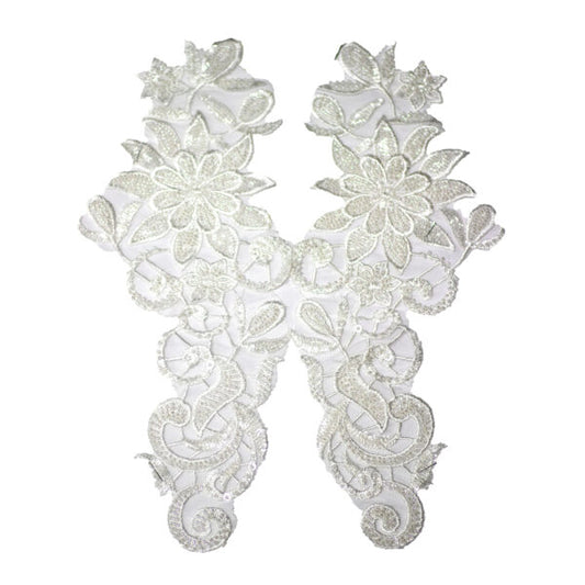 Beaded Motif BM123 - White