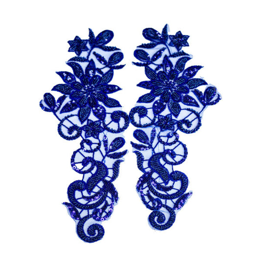 Beaded Motif BM123 - Royal Blue