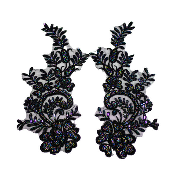 Beaded Motif BM3910 - Black1