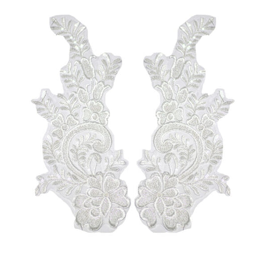 Beaded Motif BM3910 - White