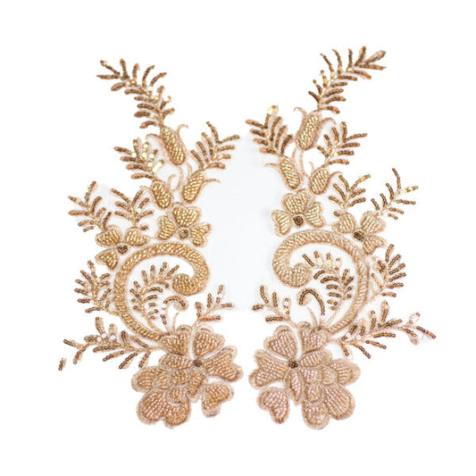 Beaded Motif BM3910 - Bronze