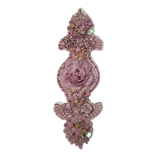 Beaded Motif BM160 - Dusty Pink