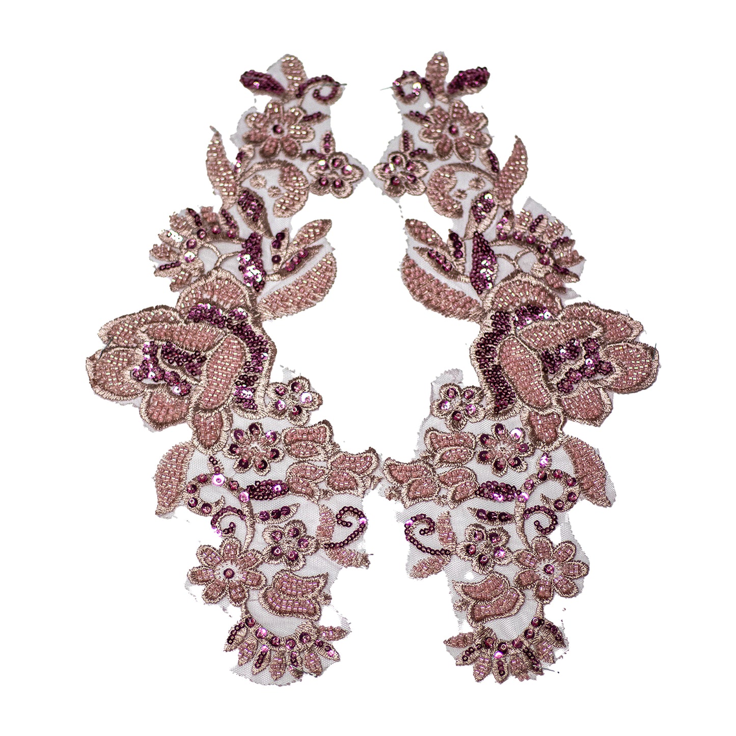 Beaded Motif BM3876 - Dusty Pink