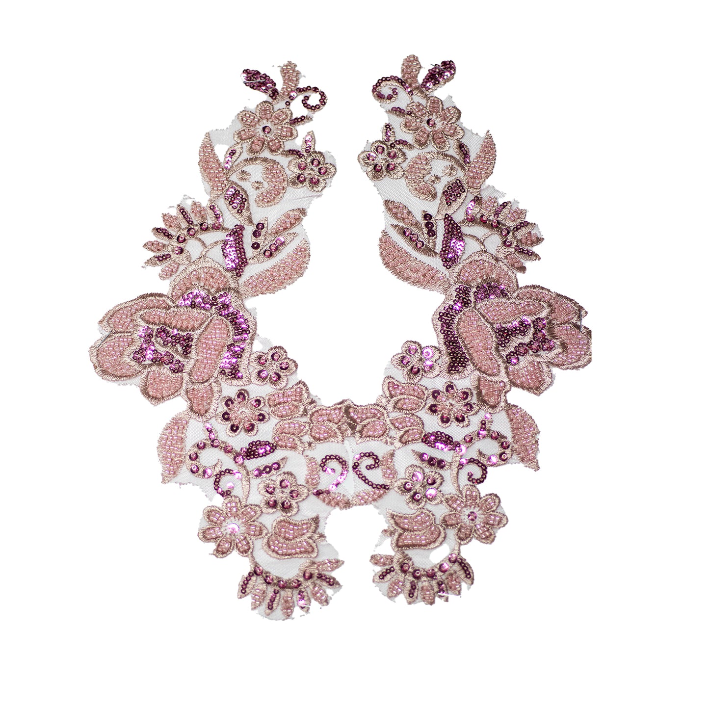 Beaded Motif BM3876 - Light Pink