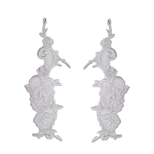 Embroided Motif EM008 - White