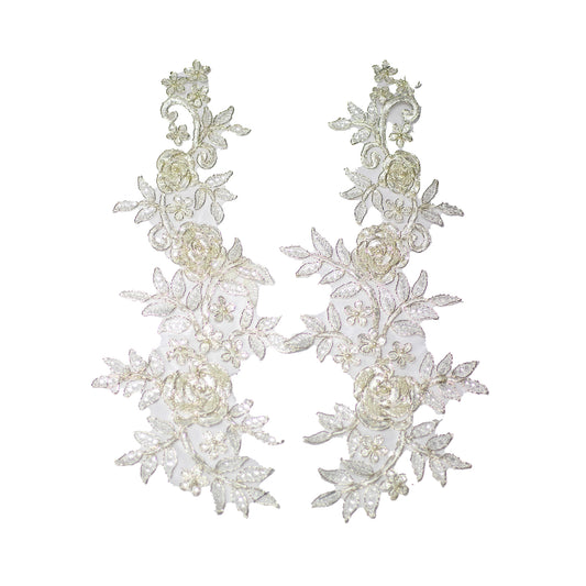 Beaded Motif BM023 - White