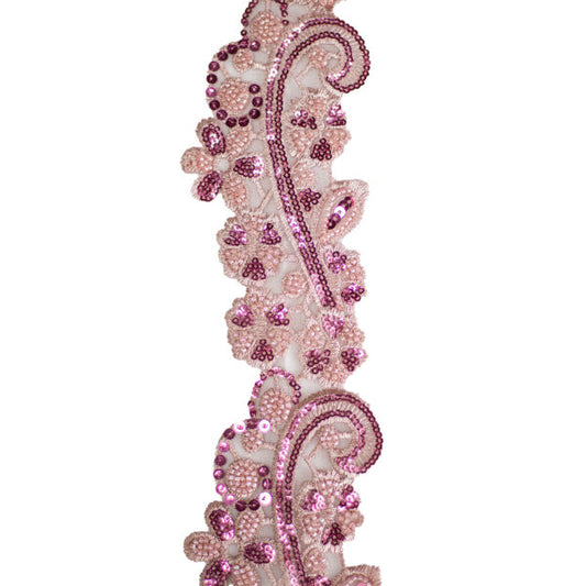 Beaded trimmimg BT 137 - Dusty Pink