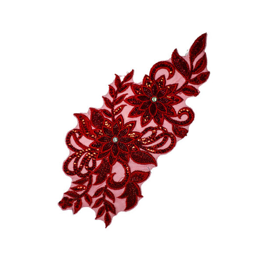 Beaded Motif BM304 - Red