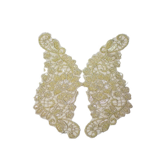 Beaded Motif BM312 - Cream