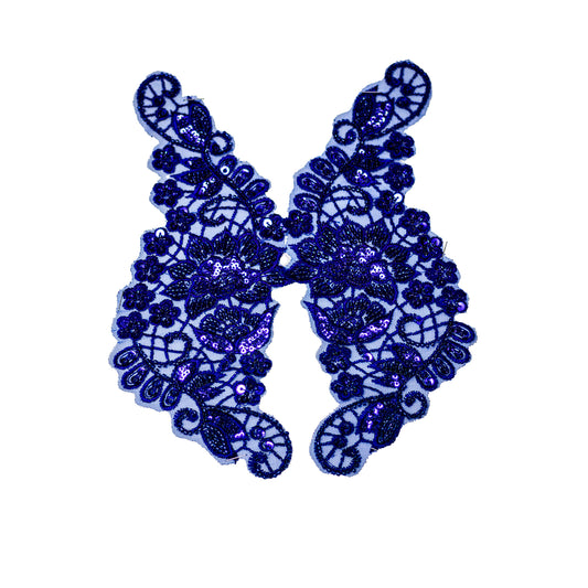 Beaded Motif BM312 - Royal Blue