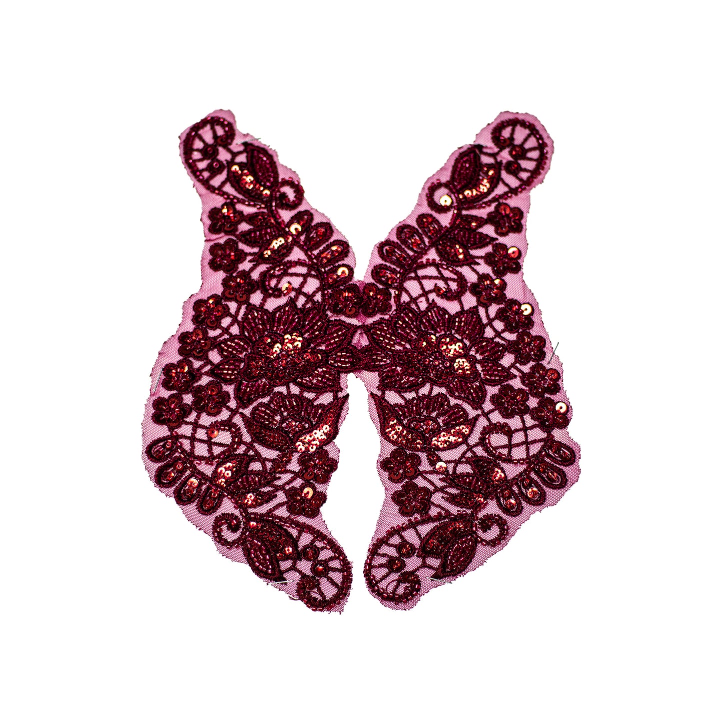 Beaded Motif BM312 - Maroon