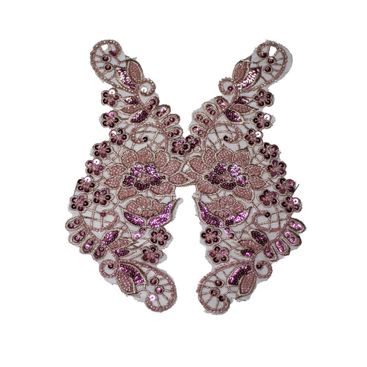Beaded Motif BM312 - Dusty Pink